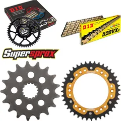 Chain Kit Stealth gold for: KTM Supermoto Competition 62 17-40-118 DID520VX3(G&B) rivet