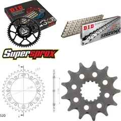Chain Kit Stealth gold for: KTM EXE125 Supermoto 00-01 13-38-106 DID520ZVM-X(S&S) endless