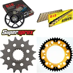 Chain Kit Stealth gold for: KTM Superenduro 950 R 06-10 16-45-118 DID525VX3(G&B) endless