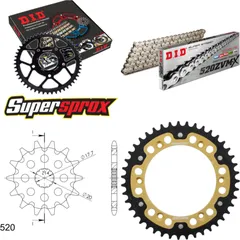 Chain Kit Stealth gold for: Gas Gas SM125 02-09 13-43-112 DID520ZVM-X(S&S) endless