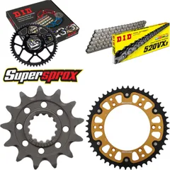 Chain Kit Stealth gold for: Gas Gas EC200 03-14/EC200 Ho 13-48-114 DID520VX3 endless