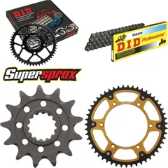 Chain Kit Stealth gold for: Gas Gas EC200 99-02/MC250 00 13-51-116 DID520 Clip