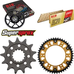 Kettensatz Stealth gold für: Gas Gas EC400 FSE 02-09/EC45 13-48-116 DID520ERT2(G&G) Clip