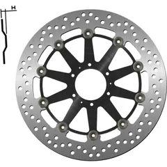 Bremsscheibe NG 1446G 296 mm, schwimmend gelagert (FLD)