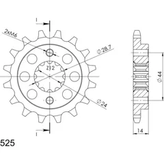 Ritzel Supersprox 525/15Z 20606-15