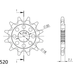 Front Sprocket Supersprox 520/14t 22203-14