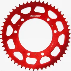 Alu-Rear Sprocket / Chain Wheel Supersprox 420/53t red 47103AR53
