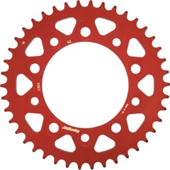 Alu-Rear Sprocket / Chain Wheel Supersprox 525/42t red 11613AR42