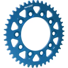Alu-Rear Sprocket / Chain Wheel Supersprox 525/43t blue