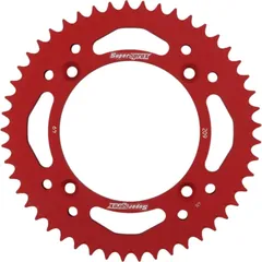 Alu-Kettenrad Supersprox 420/49Z rot