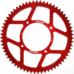 Alu-Rear Sprocket / Chain Wheel Supersprox 428/63t red 93120AR63