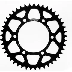 Alu-Rear Sprocket / Chain Wheel Supersprox 525/45t black 13810AK45