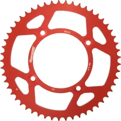 Alu-Rear Sprocket / Chain Wheel Supersprox 420/53t red 36618AR53