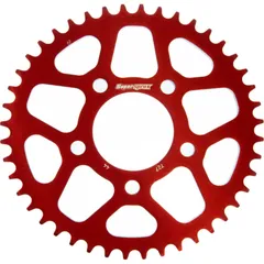 Alu-Rear Sprocket / Chain Wheel Supersprox 525/44t red 36710AR44