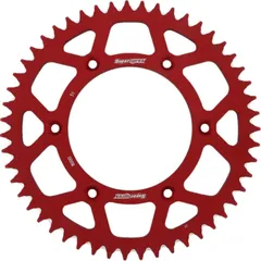 Alu-Rear Sprocket / Chain Wheel Supersprox 520/51t red 93340AR51