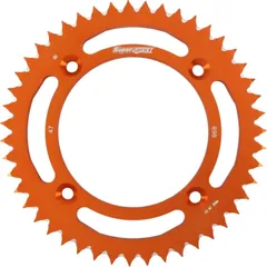 Alu-Rear Sprocket / Chain Wheel Supersprox 428/47t orange