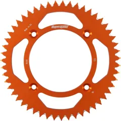 Alu-Rear Sprocket / Chain Wheel Supersprox 428/51t orange