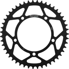 Steel-Rear Sprocket / Chain Wheel Supersprox 520/47t black 15605-47