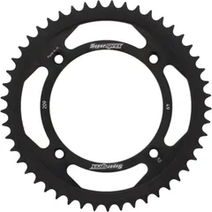 Steel-Rear Sprocket / Chain Wheel Supersprox 420/49t black 11104-49