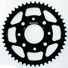 Steel-Rear Sprocket / Chain Wheel Supersprox 428/47t black 10201-47