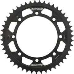 Steel-Rear Sprocket / Chain Wheel Supersprox 420/47t black 30455-47