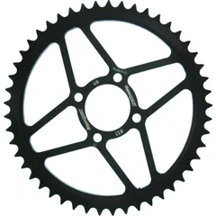 Steel-Rear Sprocket / Chain Wheel Supersprox 428/49t black 12102-49