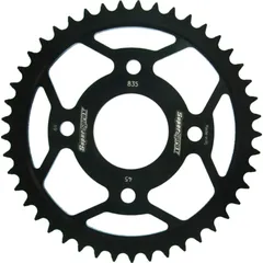 Steel-Rear Sprocket / Chain Wheel Supersprox 428/45t black 12202-45