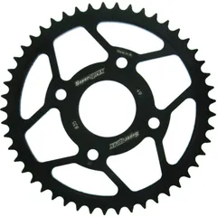 Steel-Rear Sprocket / Chain Wheel Supersprox 428/49t black 12202-49