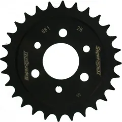 Steel-Rear Sprocket / Chain Wheel Supersprox 428/28t black