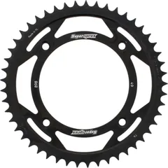 Steel-Rear Sprocket / Chain Wheel Supersprox 428/49t black 71200-49