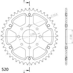 Stealth-Rear Sprocket / Chain Wheel Supersprox 520/45t gold 71201S45