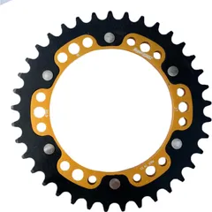 Stealth-Rear Sprocket / Chain Wheel Supersprox 525/37t gold 16605S37