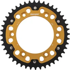 Stealth-Rear Sprocket / Chain Wheel Supersprox 525/44t gold 44501S44