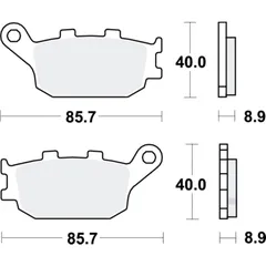 Bremsklotz LC TRW MCB634LC