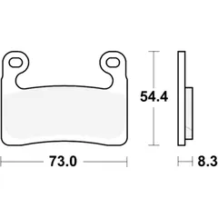 Bremsklotz Carbon CRQ TRW passend für: BMW R, S