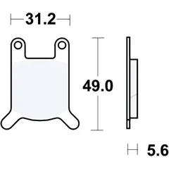 Bremsklotz Standard TRW passend für: Hercules Ultra, K, RX - 9, Puch Cobra