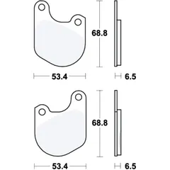 Bremsklotz Standard TRW für Motorräder 7872286