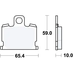 Bremsklotz Standard TRW Alternative: 7326796 passend für: Yamaha RD, RX