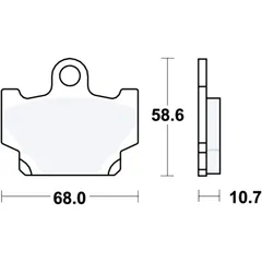 Bremsklotz Standard TRW Alternative: 7326903 passend für: Yamaha RD