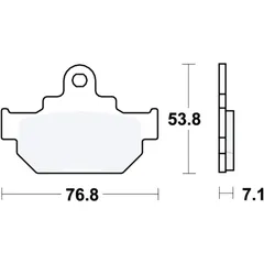 Bremsklotz Standard TRW Alternative: 7328487 passend für: Suzuki GZ, Maico GM