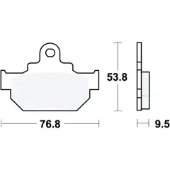 Bremsklotz Standard TRW für Motorräder 7871254