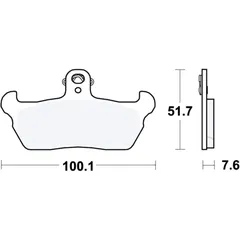 Bremsklotz Standard TRW Alternative: 7374580 passend für: Cagiva W8, Supercity, W (16, 12)