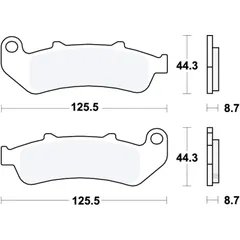 Bremsklotz Sinter vorne TRW Alternative: 7328990 passend für: Honda CBR