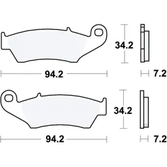 Bremsklotz Sinter RSI TRW Alternative: 7324502 passend für: Honda CRF, XR, CR