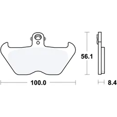 Bremsklotz Sinter vorne TRW Alternative: 7320955 passend für: BMW R, K, K1