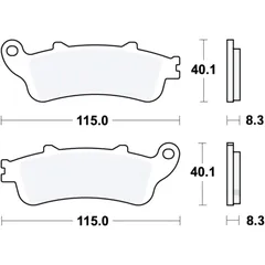 Bremsklotz Sinter vorne TRW Alternative: 7328818 passend für: Honda GL, ST, CBR