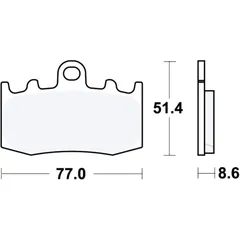 Bremsklotz Standard TRW Alternative: 7324163 passend für: BMW R, K