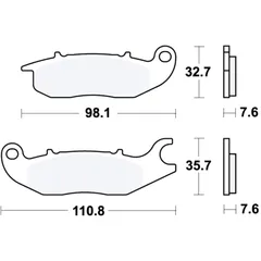 Bremsklotz Scooter TRW Alternative: 7322704 passend für: Honda ANF, XL