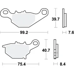 Brake pads offroad trw MCB772EC