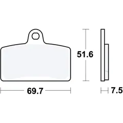 Bremsklotz Standard TRW Alternative: 7321342 passend für: Aprilia RS, RS4, Tuono